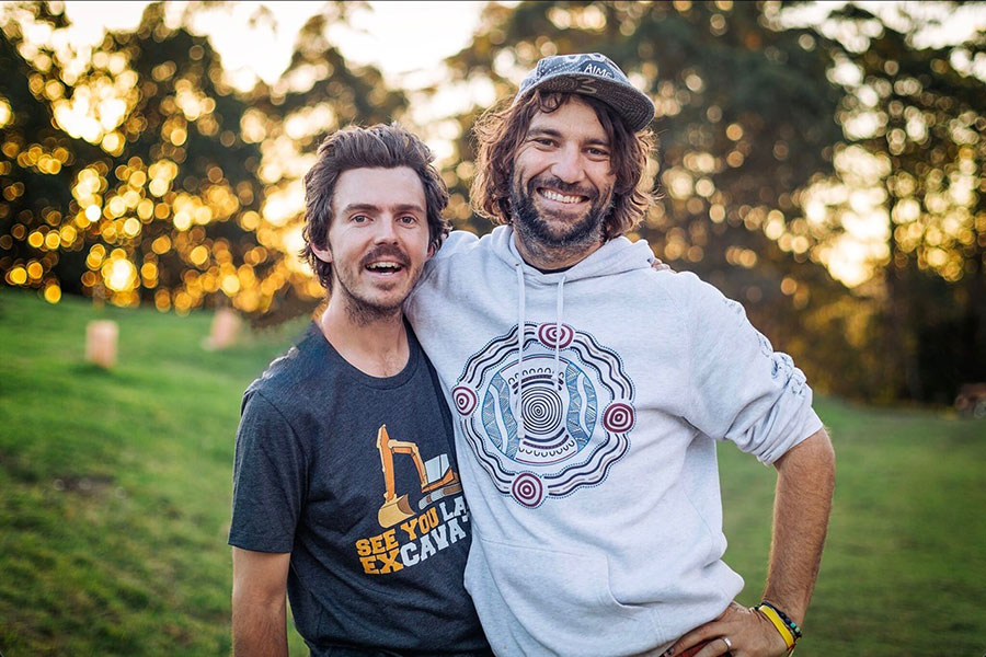 Nicholas Marchesi OAM and Ben Knight